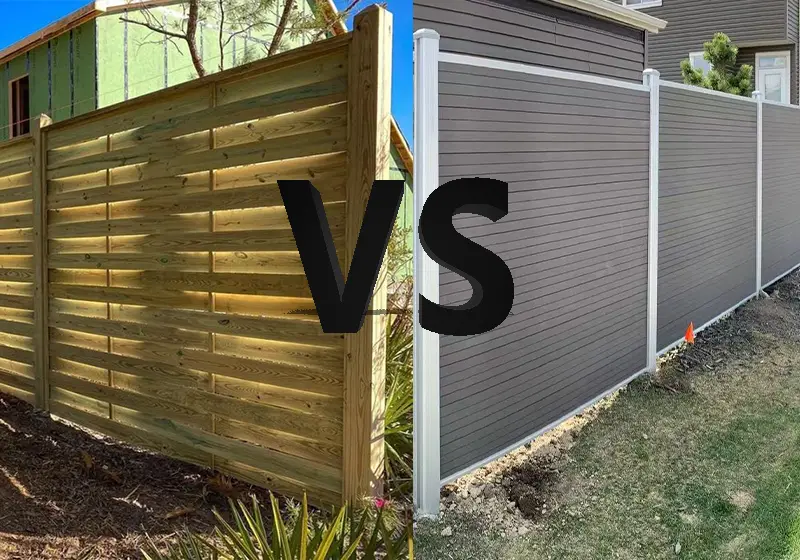 Wood VS Composite Fence