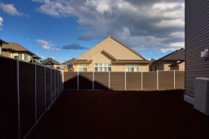 privacy composite fence for backyard