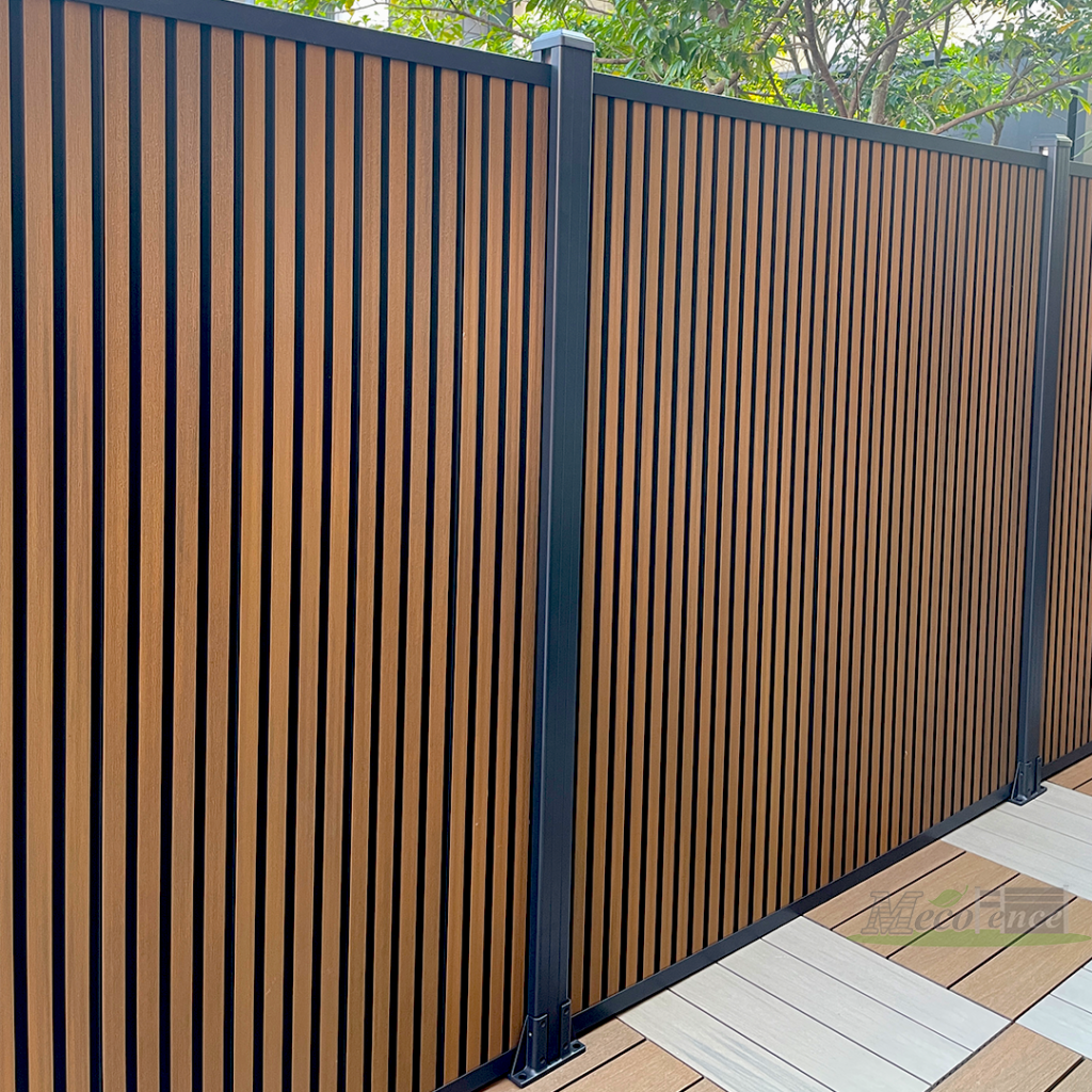 new slat composite fence in2025