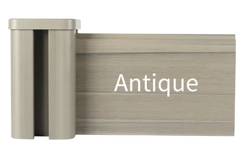 Antique composite kit fence colour reference, board with matching post