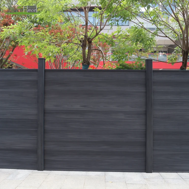 dark grey Privacy Composite Kit Fence