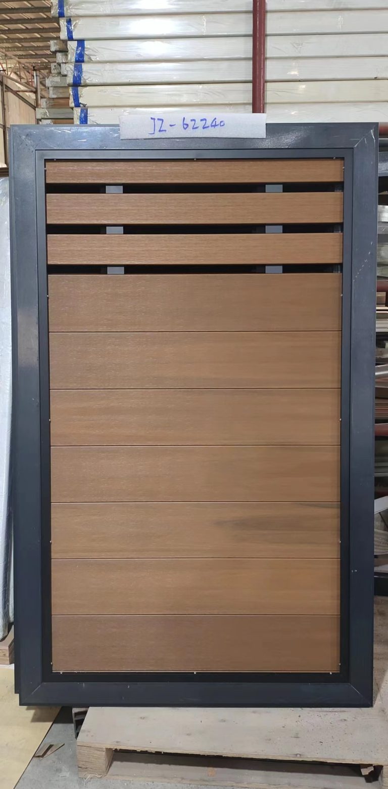 Teak Mid Trellis Composite Fence Gate