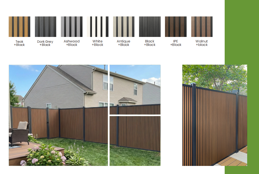 Mecofence Dual Tone Wpc Composite Fence