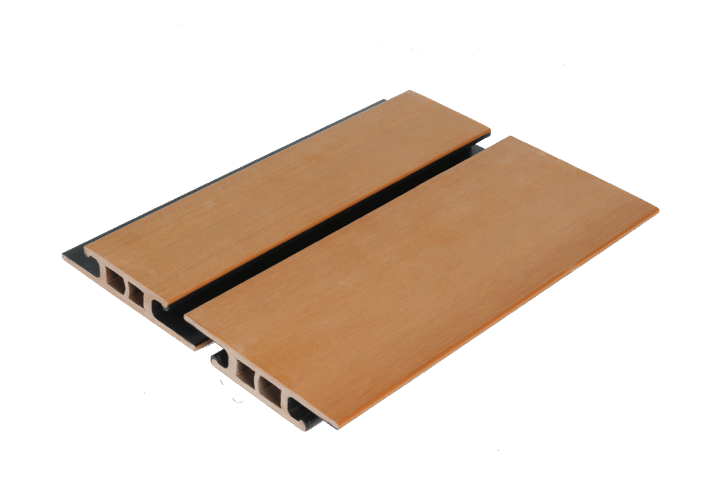 MecoFence Teak Co-extrusion PVC fence board-easy installation  