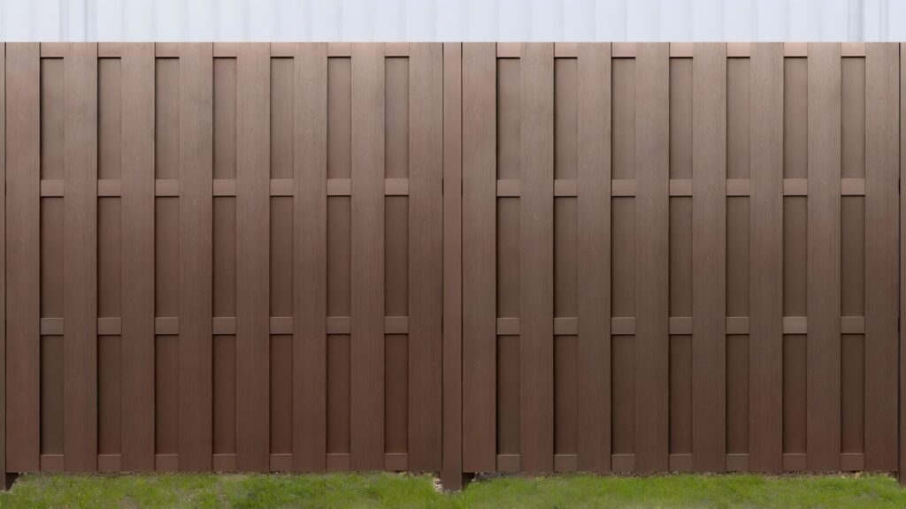6ft vertical Wood Fence install with Pressure-Treated Wood fence boards