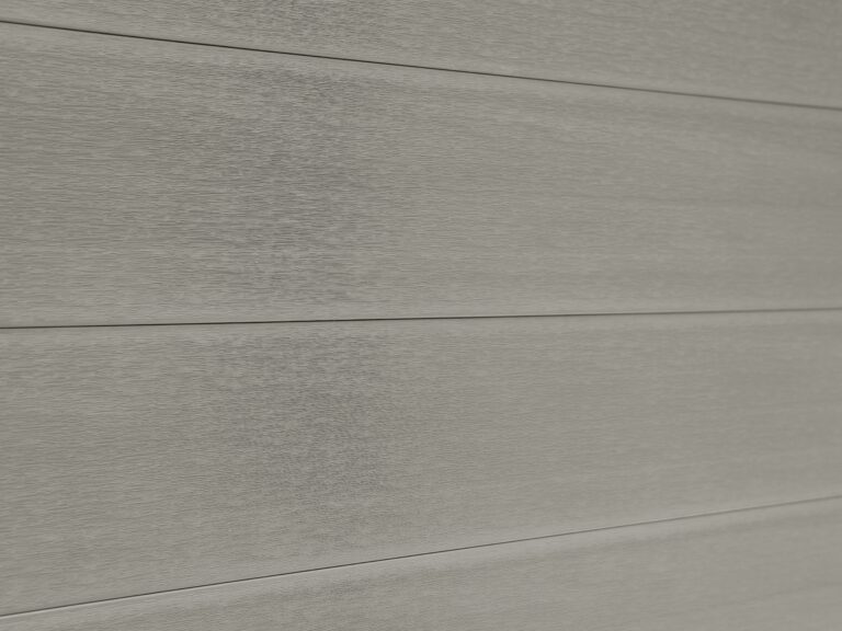 Mecofence antique grey composite fence panel color option for modern privacy fencing.