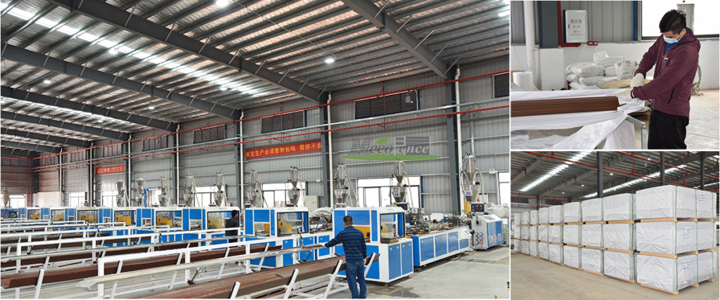 ISO Certified Composite Fence Manufacturer MecoFence with 60 production lines in China