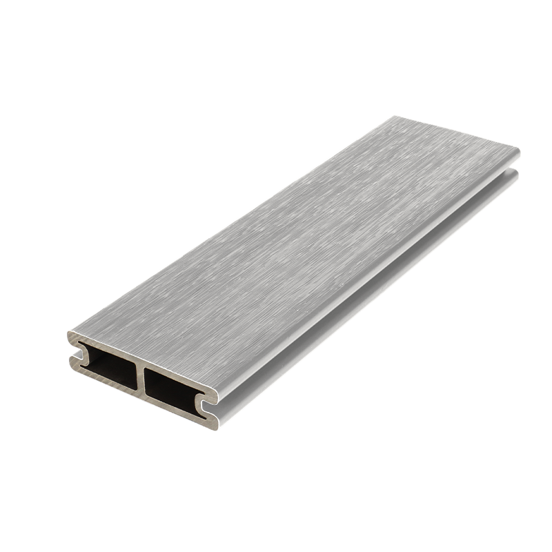 MECOFENCE WPC trellis fence board – Ashwood light grey colour swatch