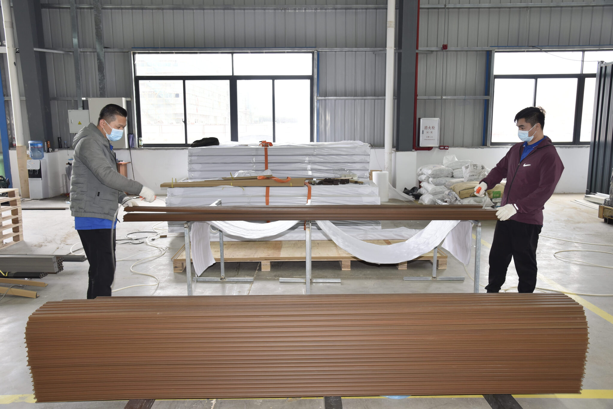 Embalaje paletizado para exportación