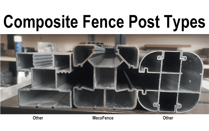 Composite fence type options aluminum VS Composite VS metal